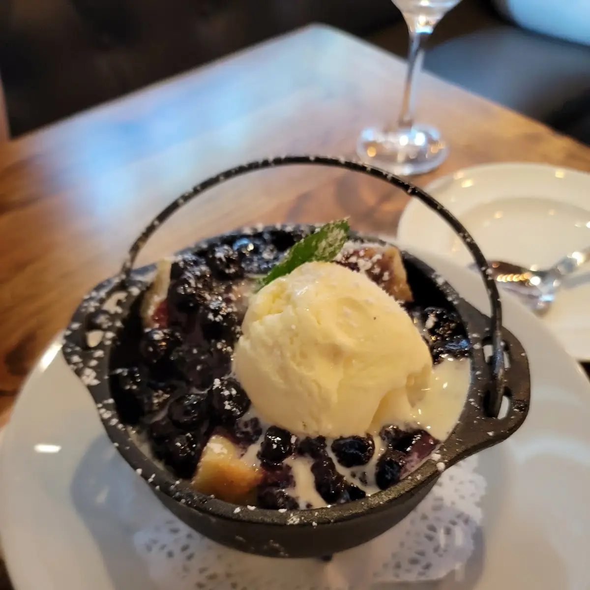 Blueberry Bread Pudding