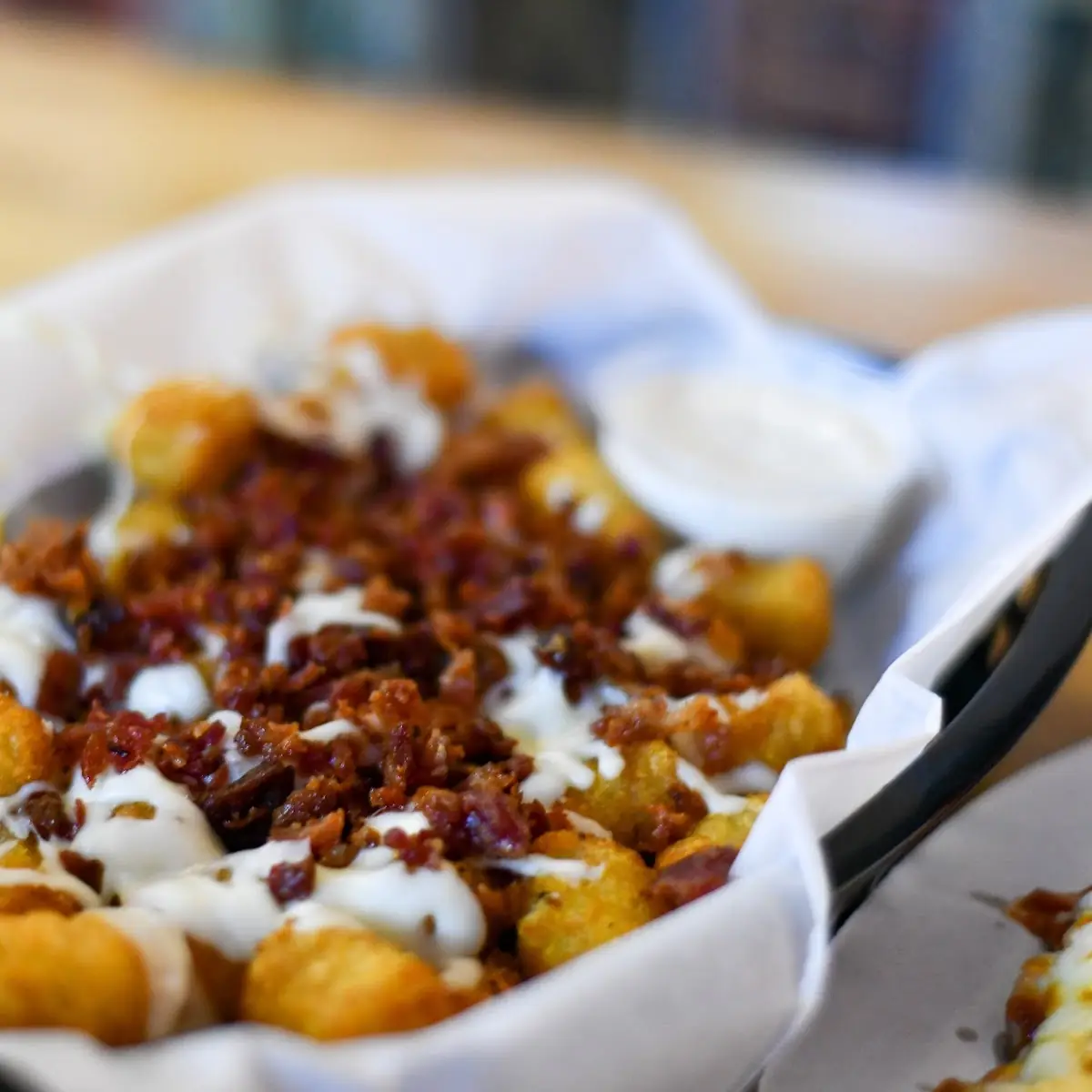 Tots with Ranch Dressing