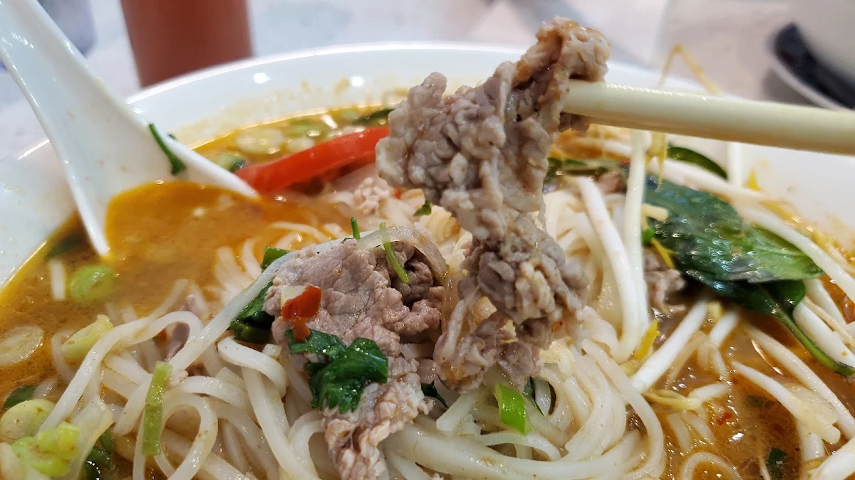 Satay Peanut Beef Noodle Soup, Viet Spice Deli