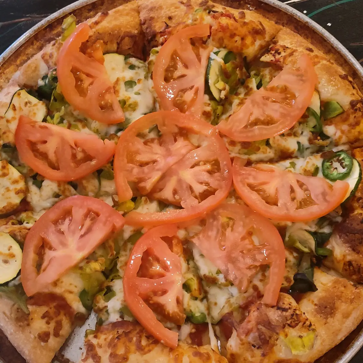 Custom Ordered Pizza Vegetarian