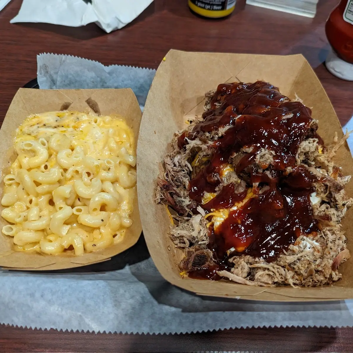 Trex BBQ Pulled Pork Loaded Baked Potato