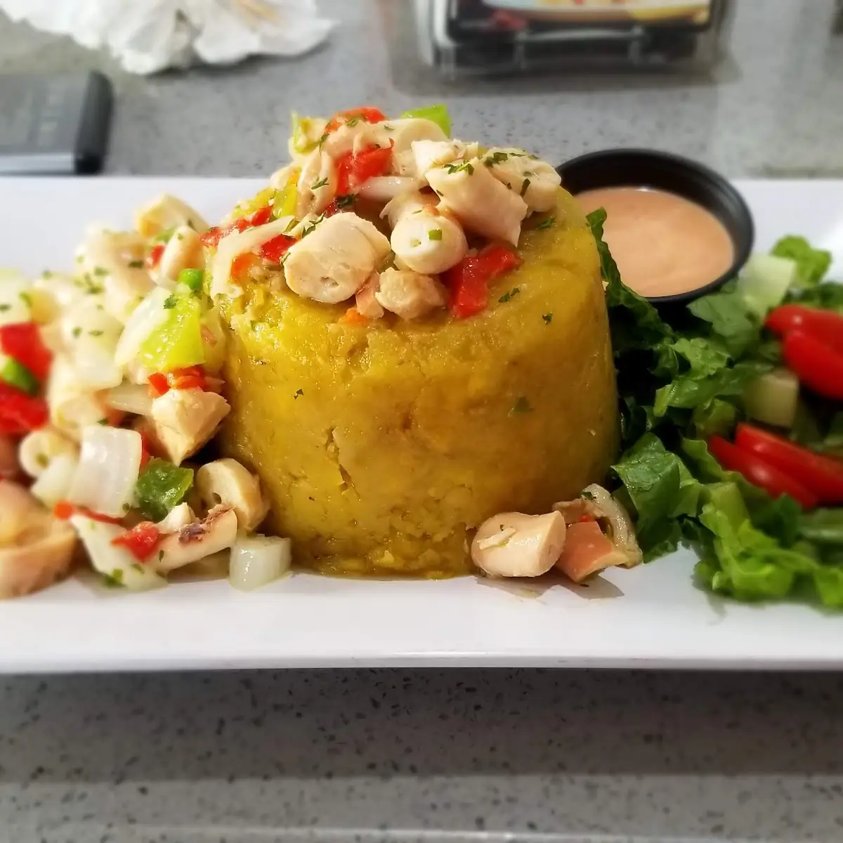 Mofongo Relleno de Camarones