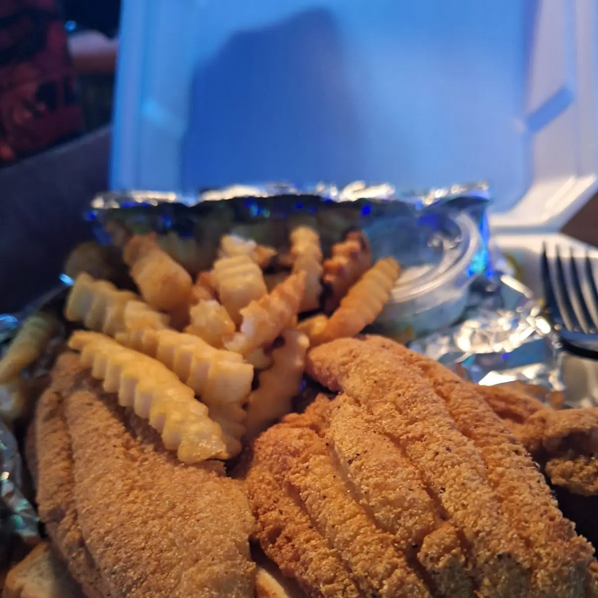 Fried Wings & Catfish