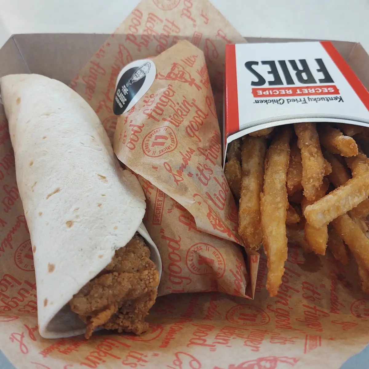 Chicken Tender Wraps