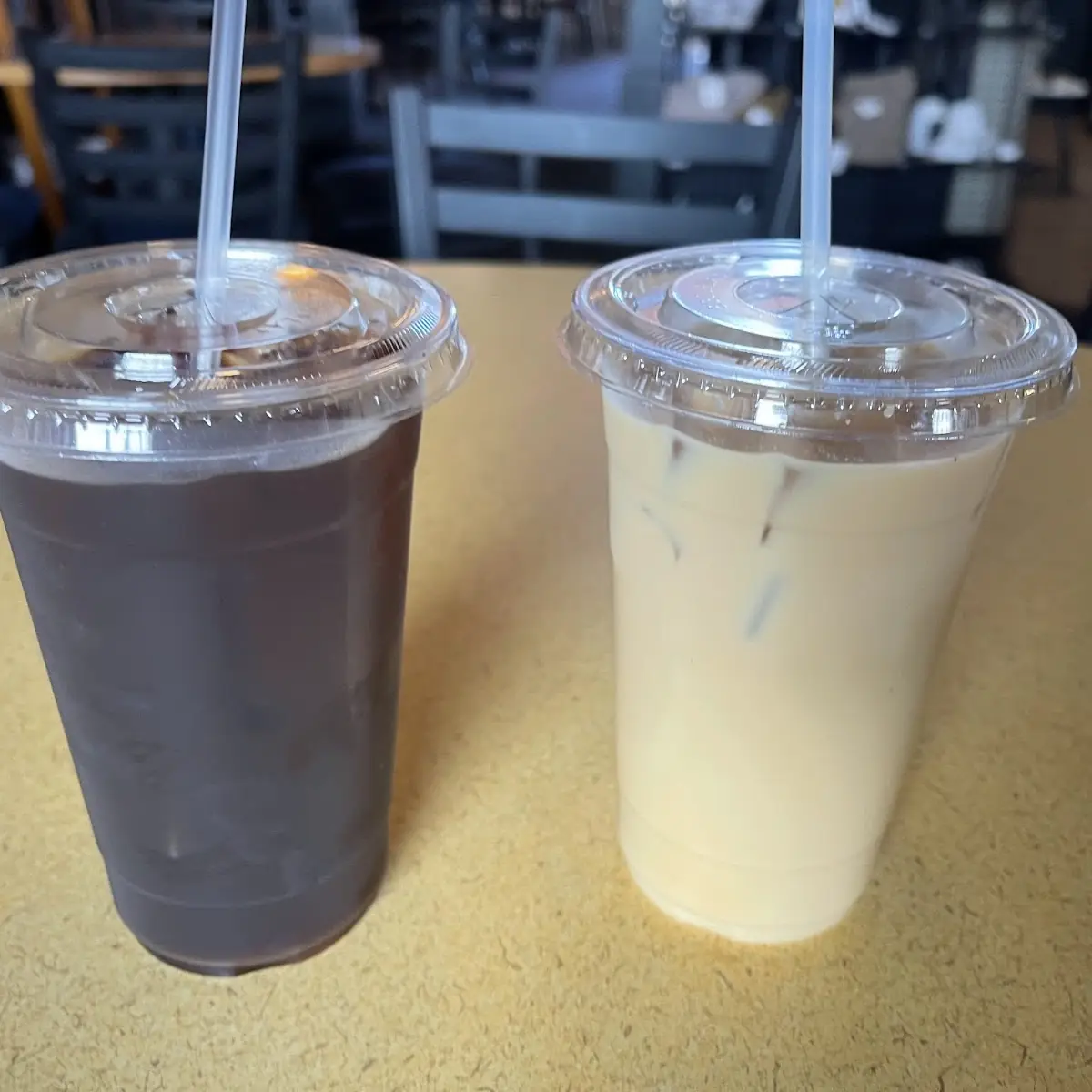 Cold Brew and Latte