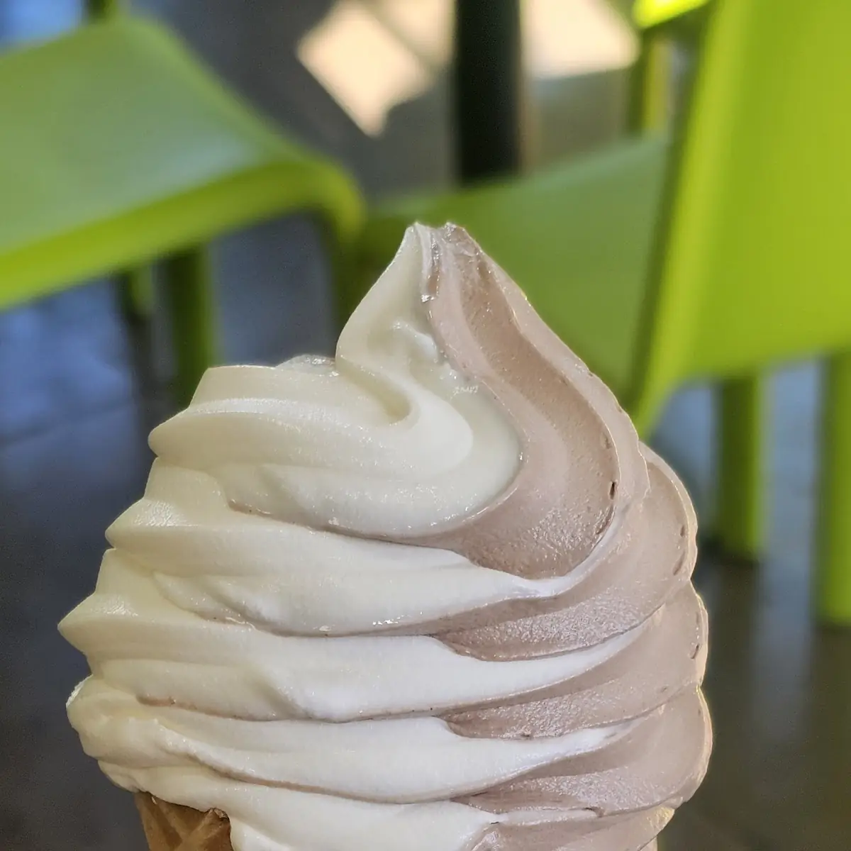 Vanilla Chocolate Soft Serve