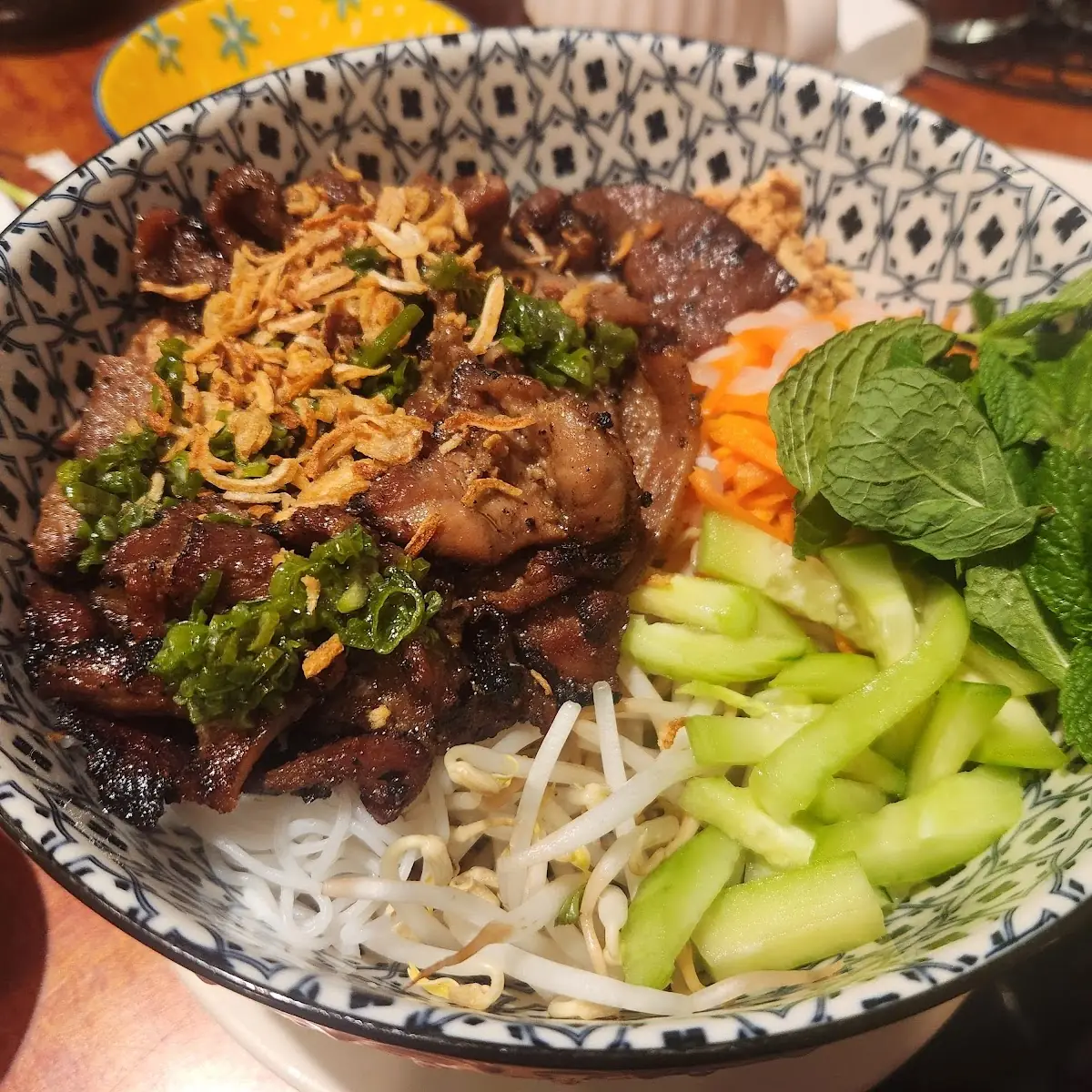 Shrimp Pork and Spring Roll with Vermicelli