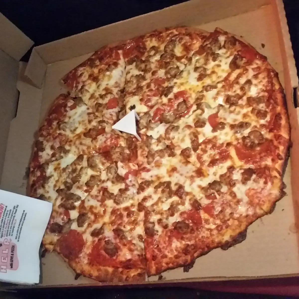 Pepperoniand Sausage Pizza