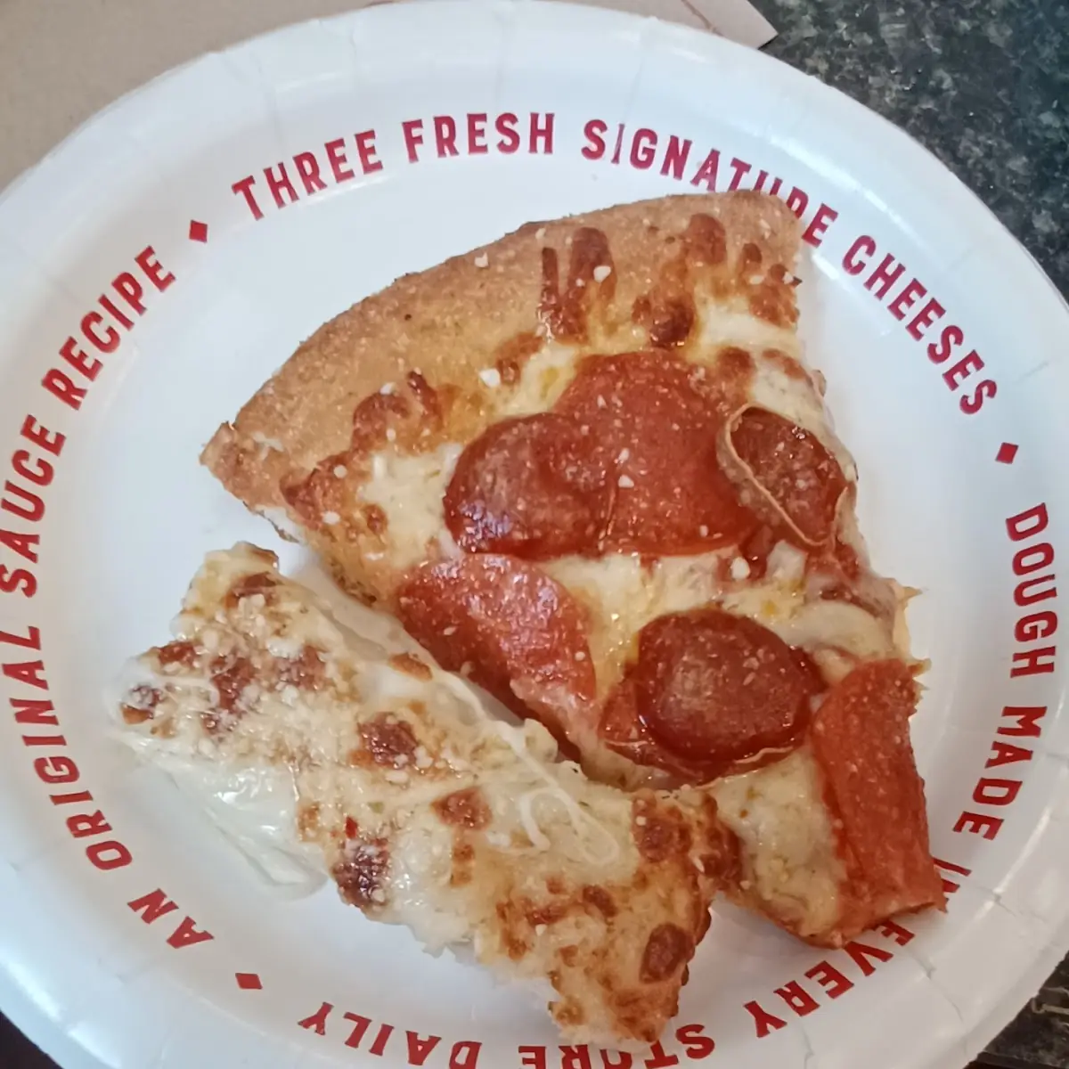 Pepperoni Magnifico and Cheesy Bread