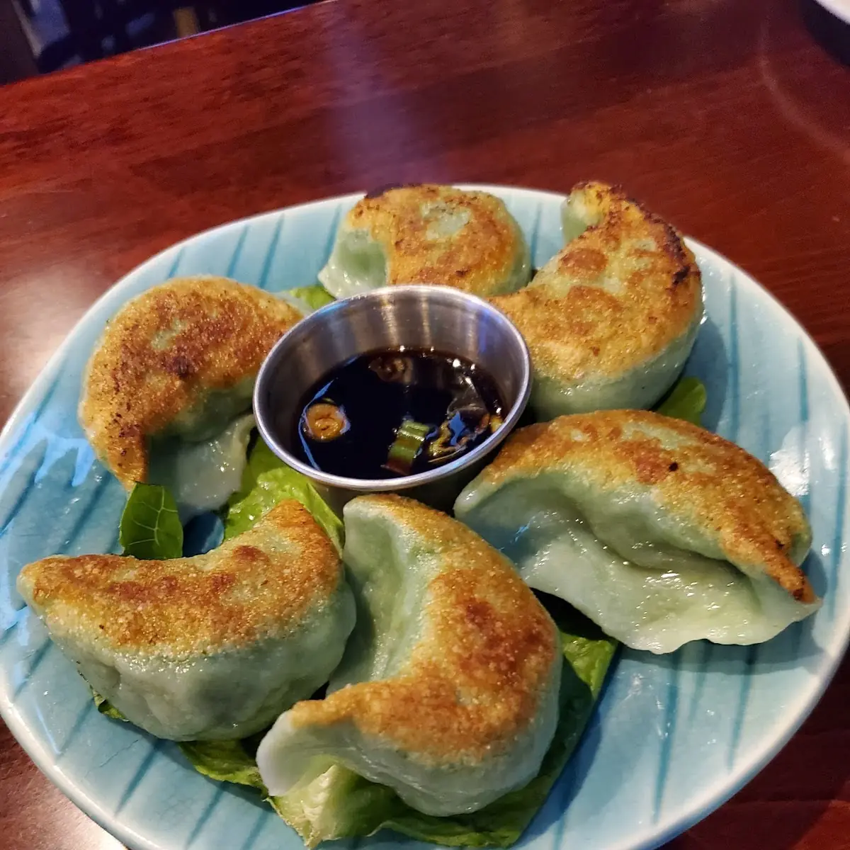 Pan Fried or Steamed Vegetable Dumplings 6