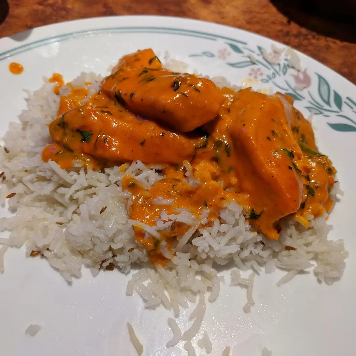 Butter Chicken and Rice
