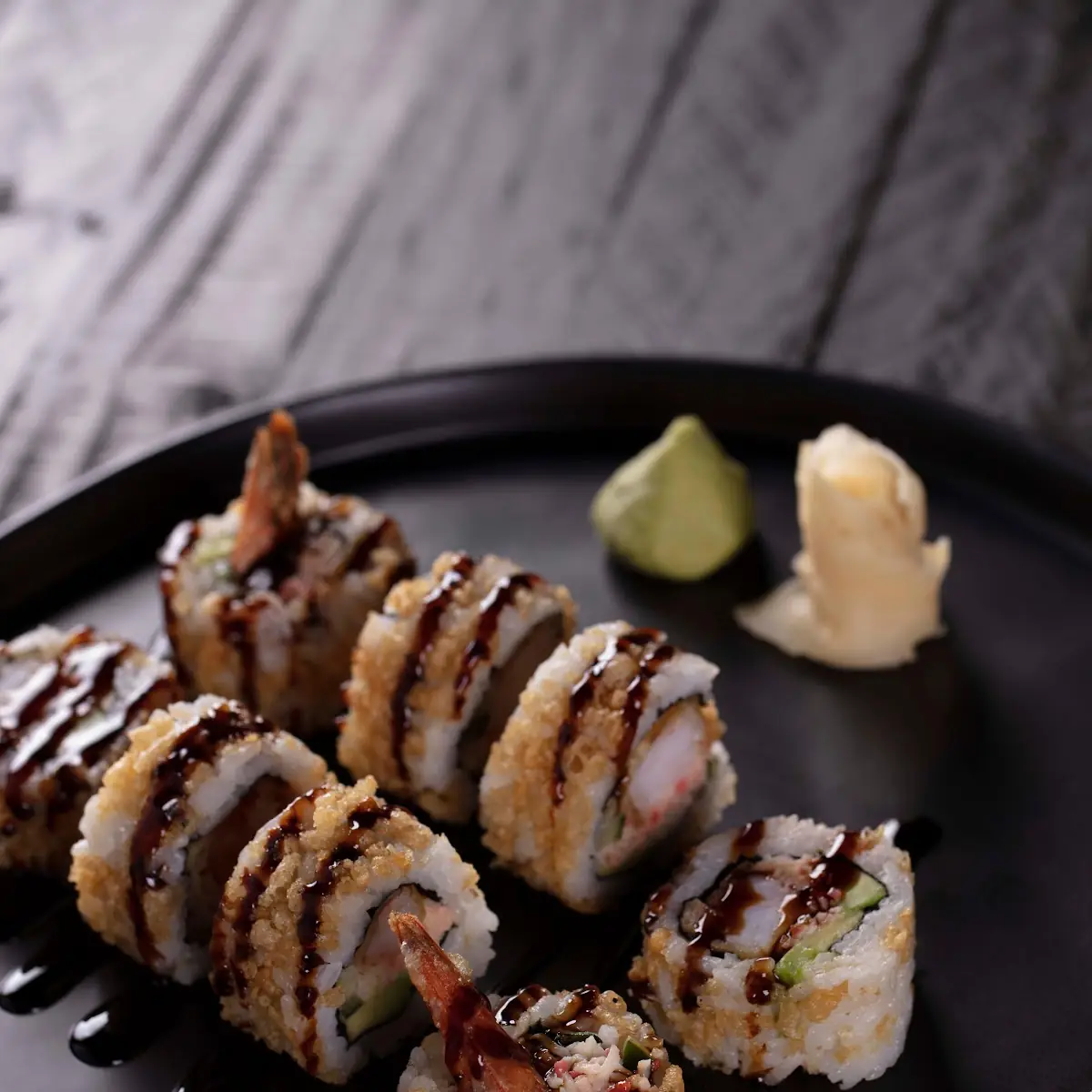 Kung Pao Dragon Roll