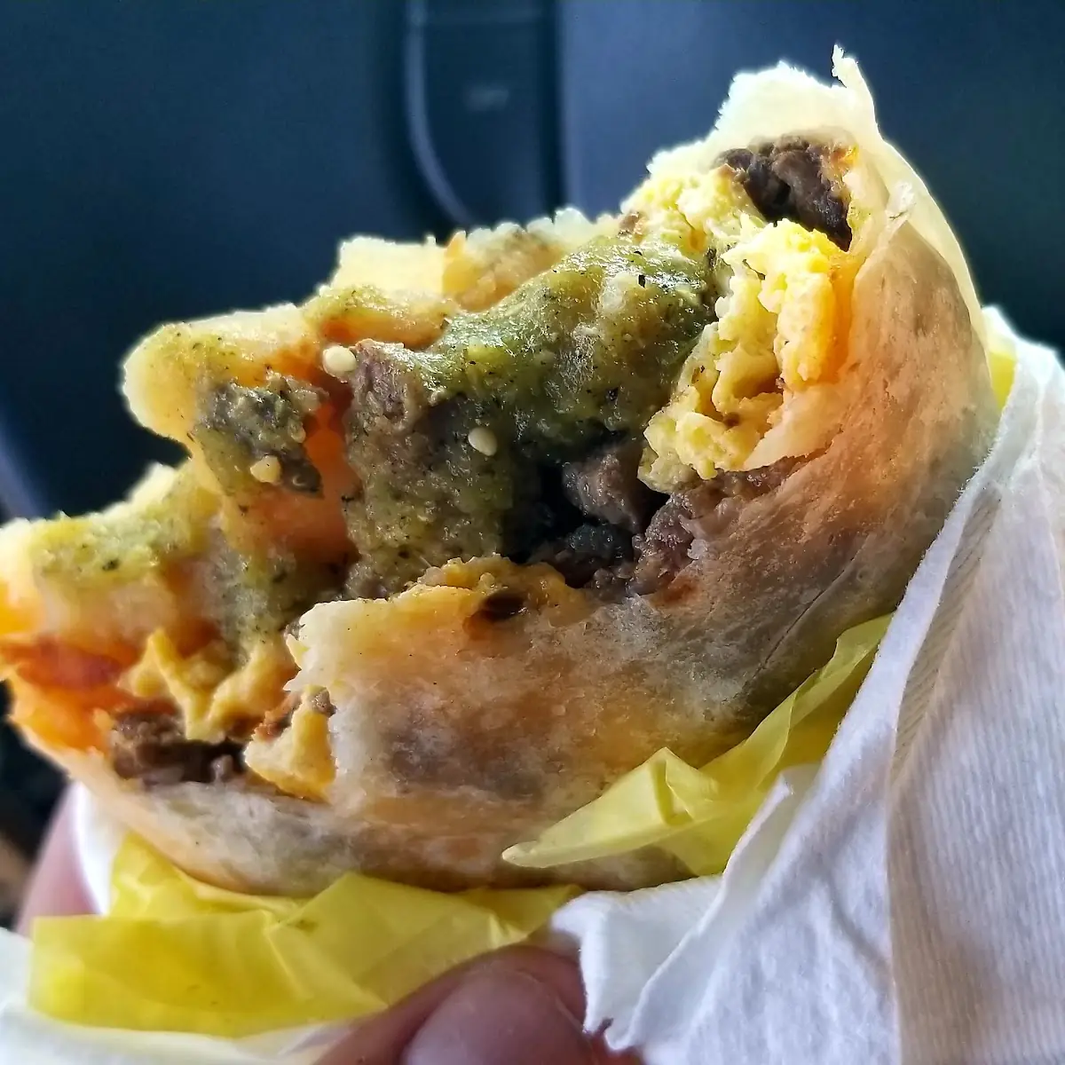 Egg Cheese and Potato Breakfast Burrito