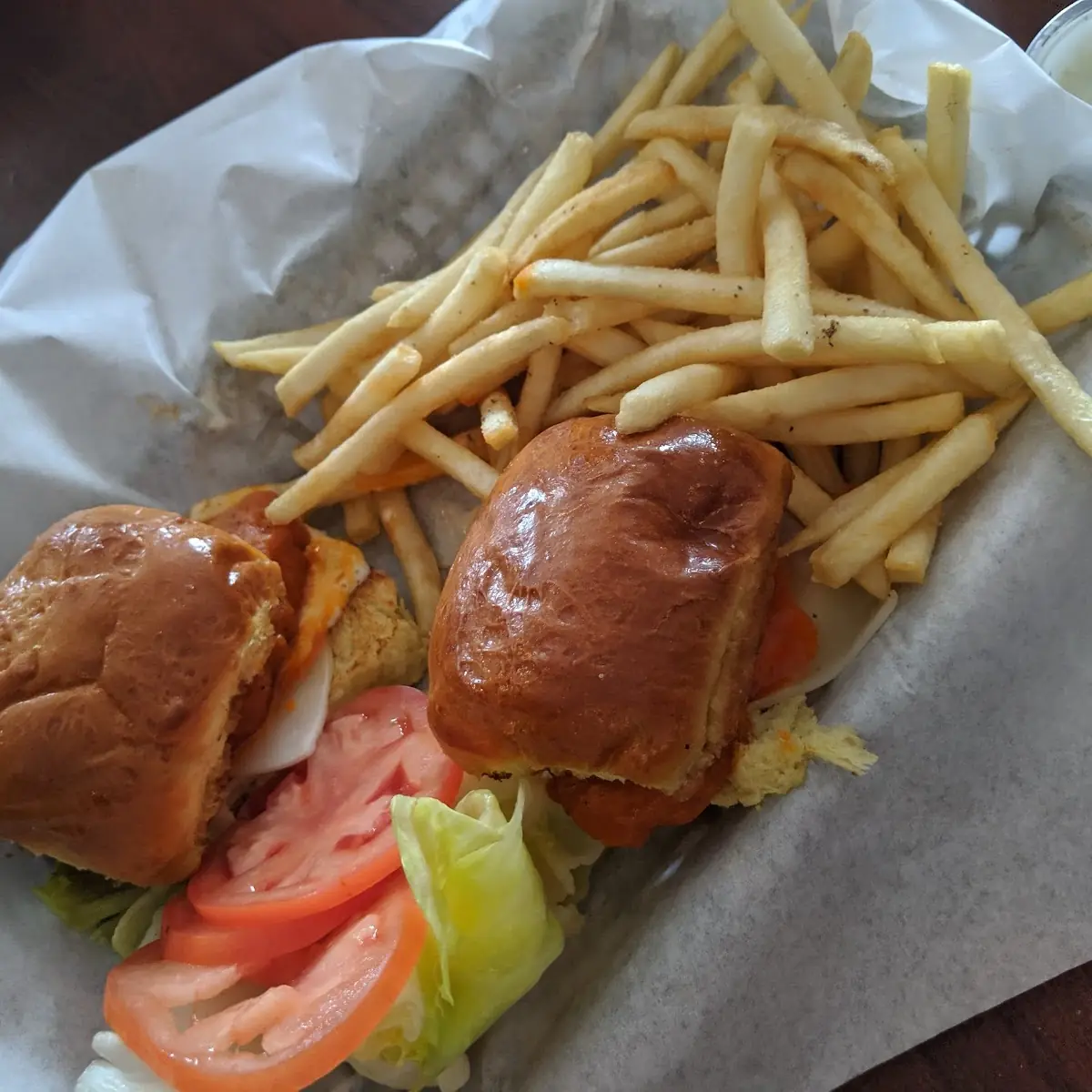 Buffalo Chicken Slider Basket