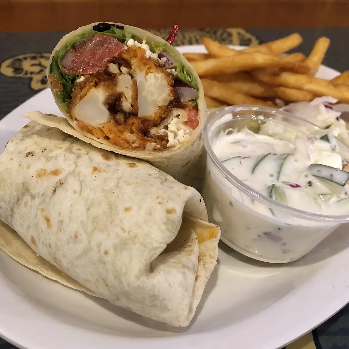 Mediterranean Cruise Chicken Wrap