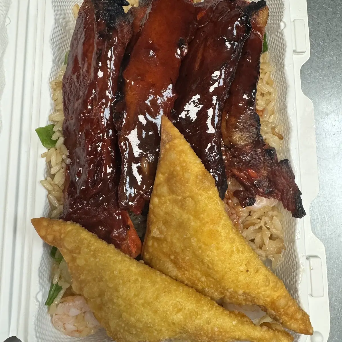 Fried Shrimp Boneless Spare Ribs