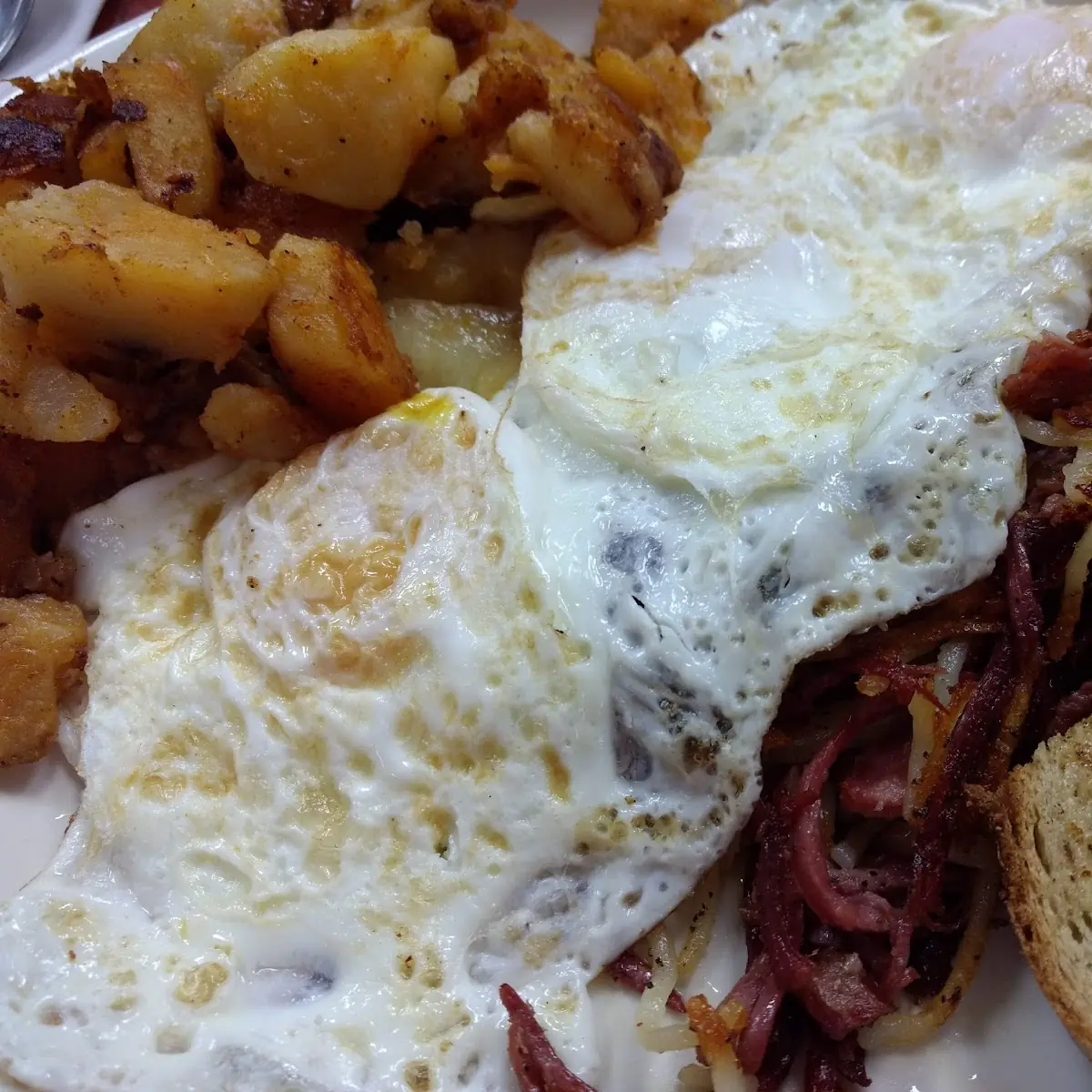 Corned Beef Hash and Eggs