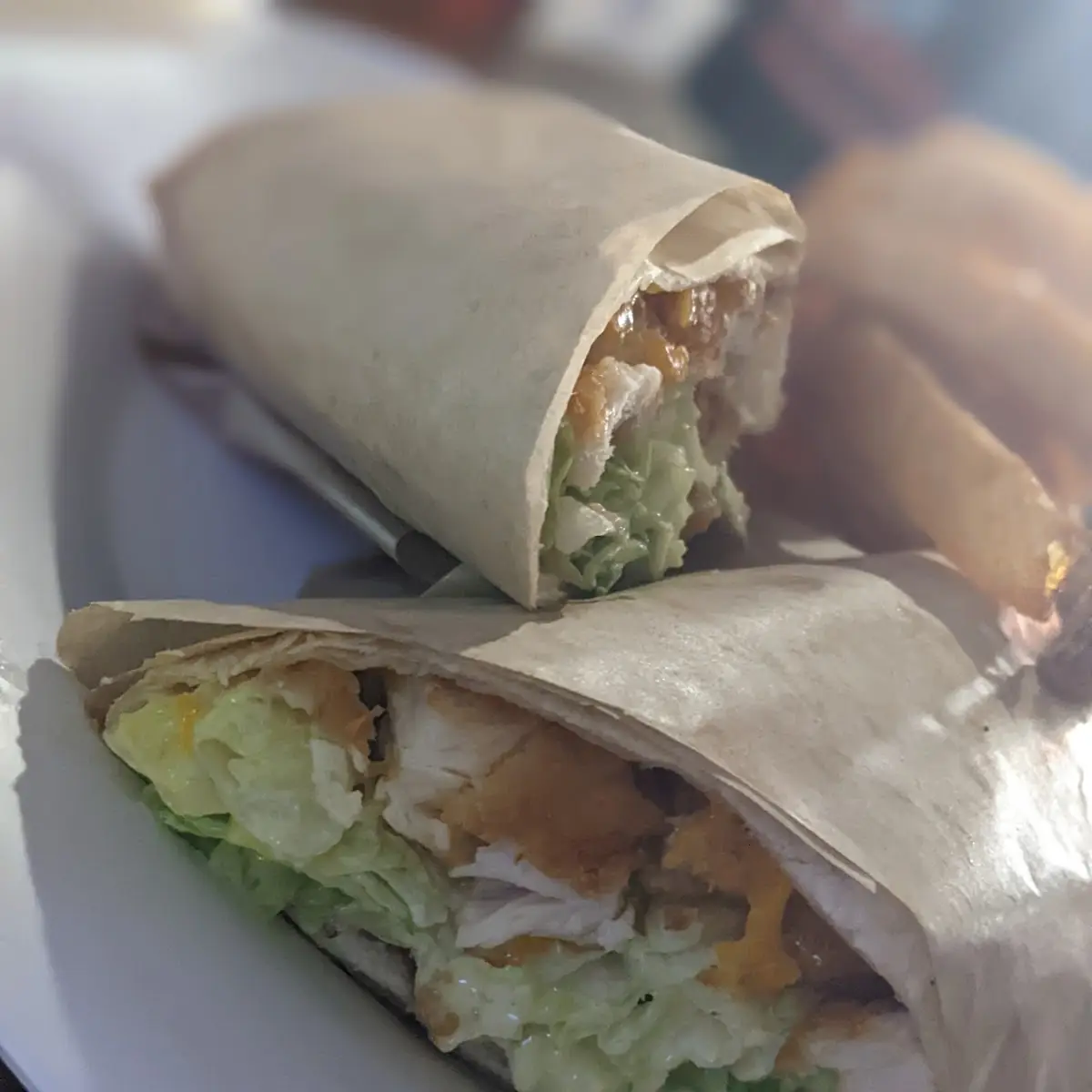 Honey Mustard Wrap with Crispy Chicken