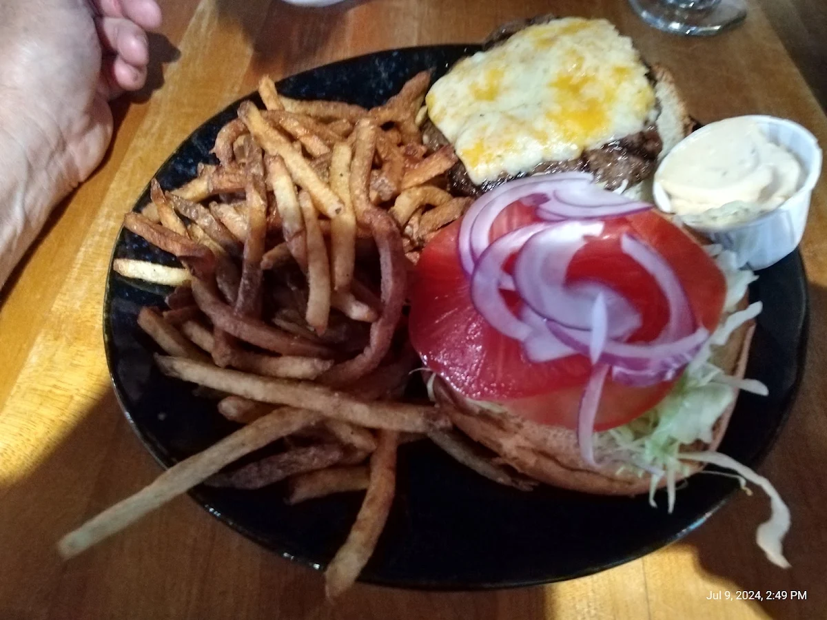 Burger and Fries, Fiddleheads Bar and Grill