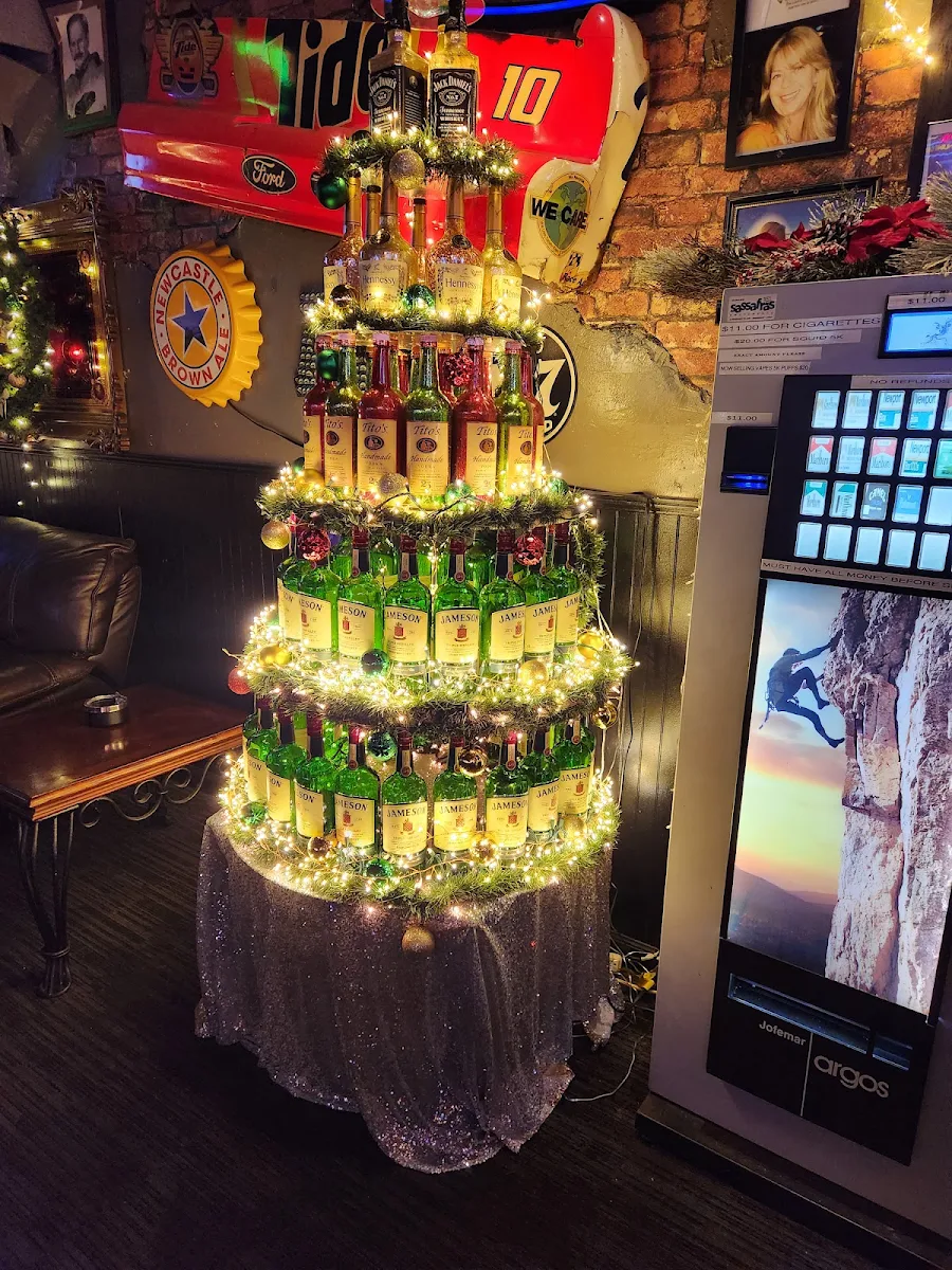 Jack Daniel's and Jameson Christmas Tree