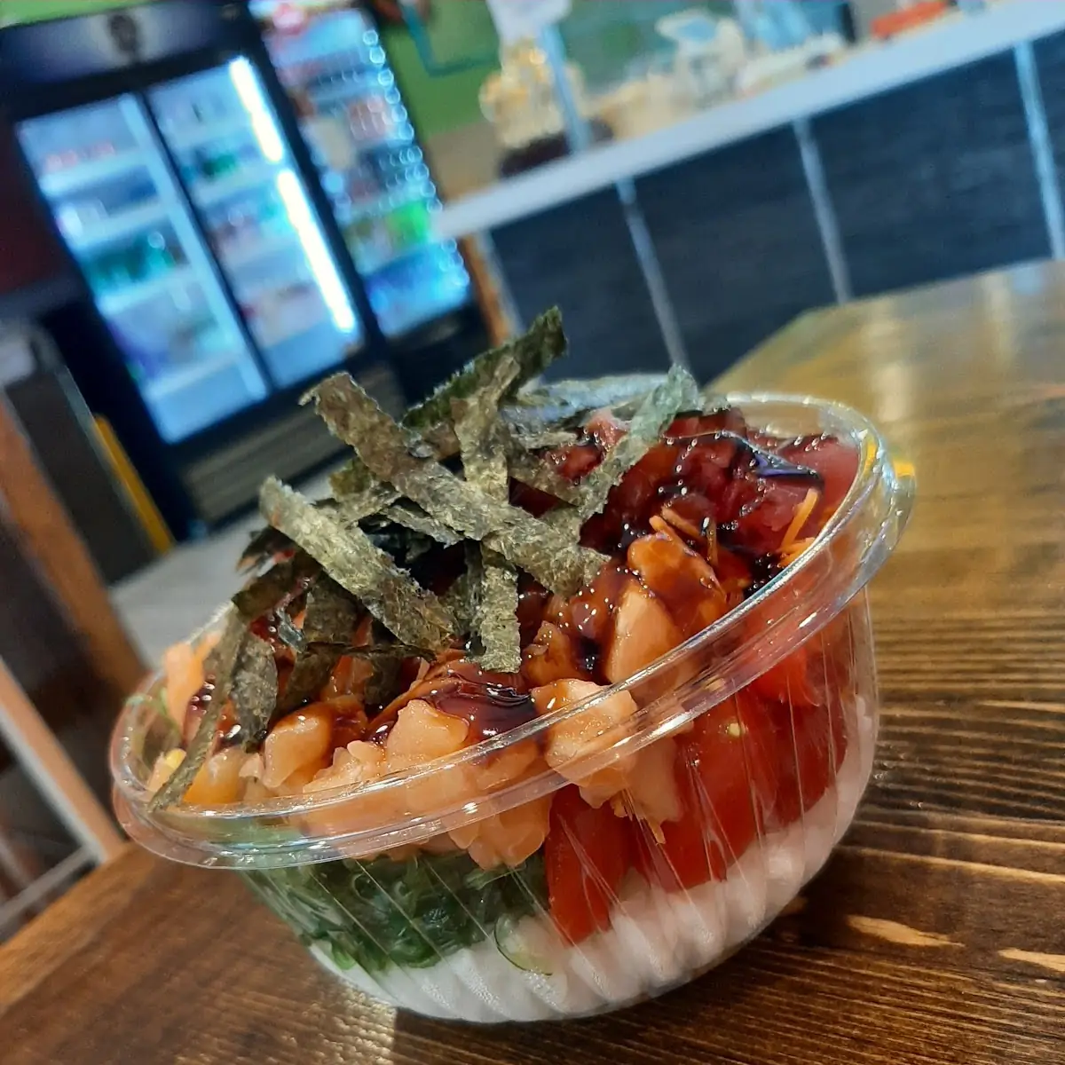 Salmon and Ahi Poke Bowl