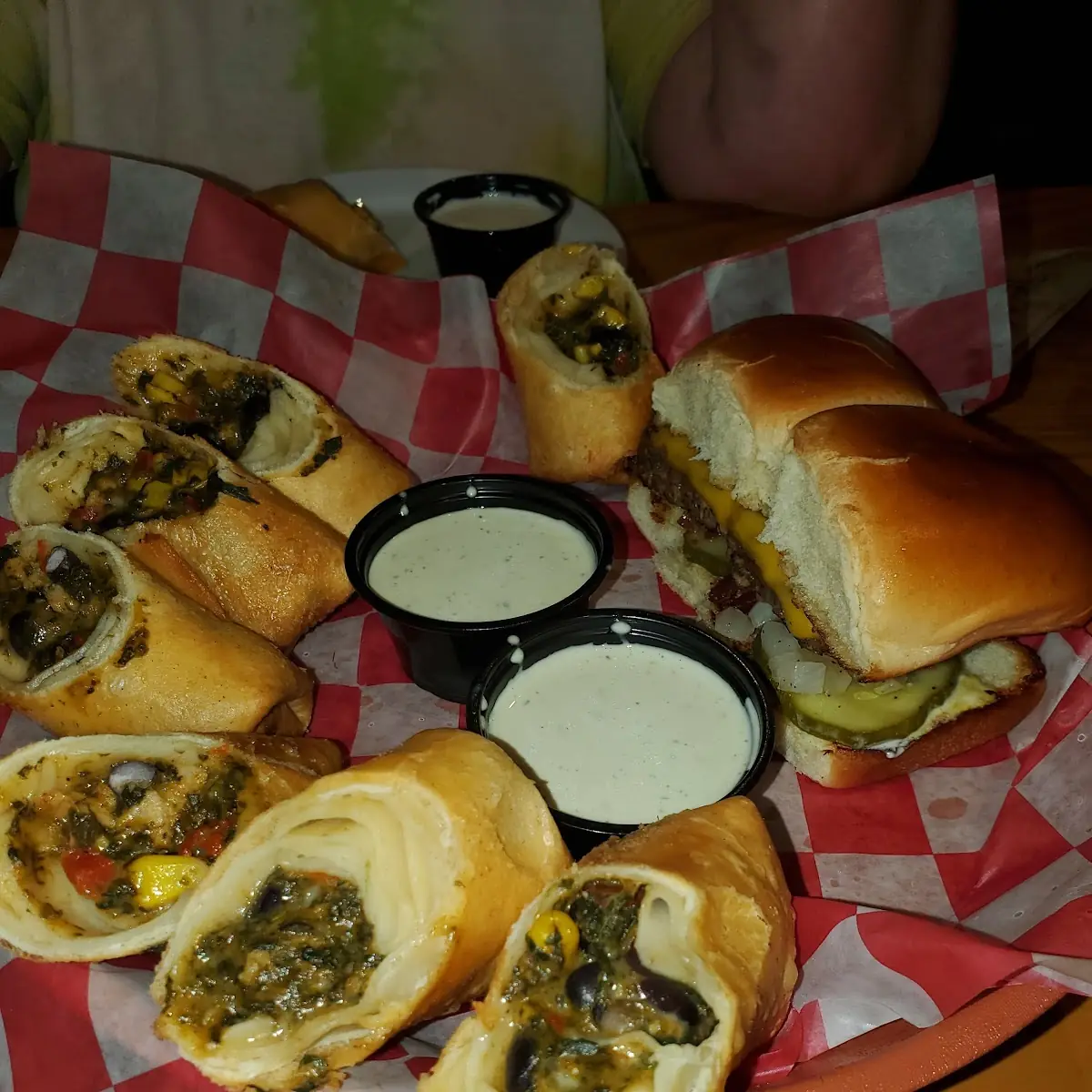 Egg Rolls N Sliders