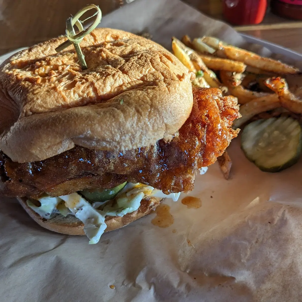 Maple Siracha Chicken Sandwich