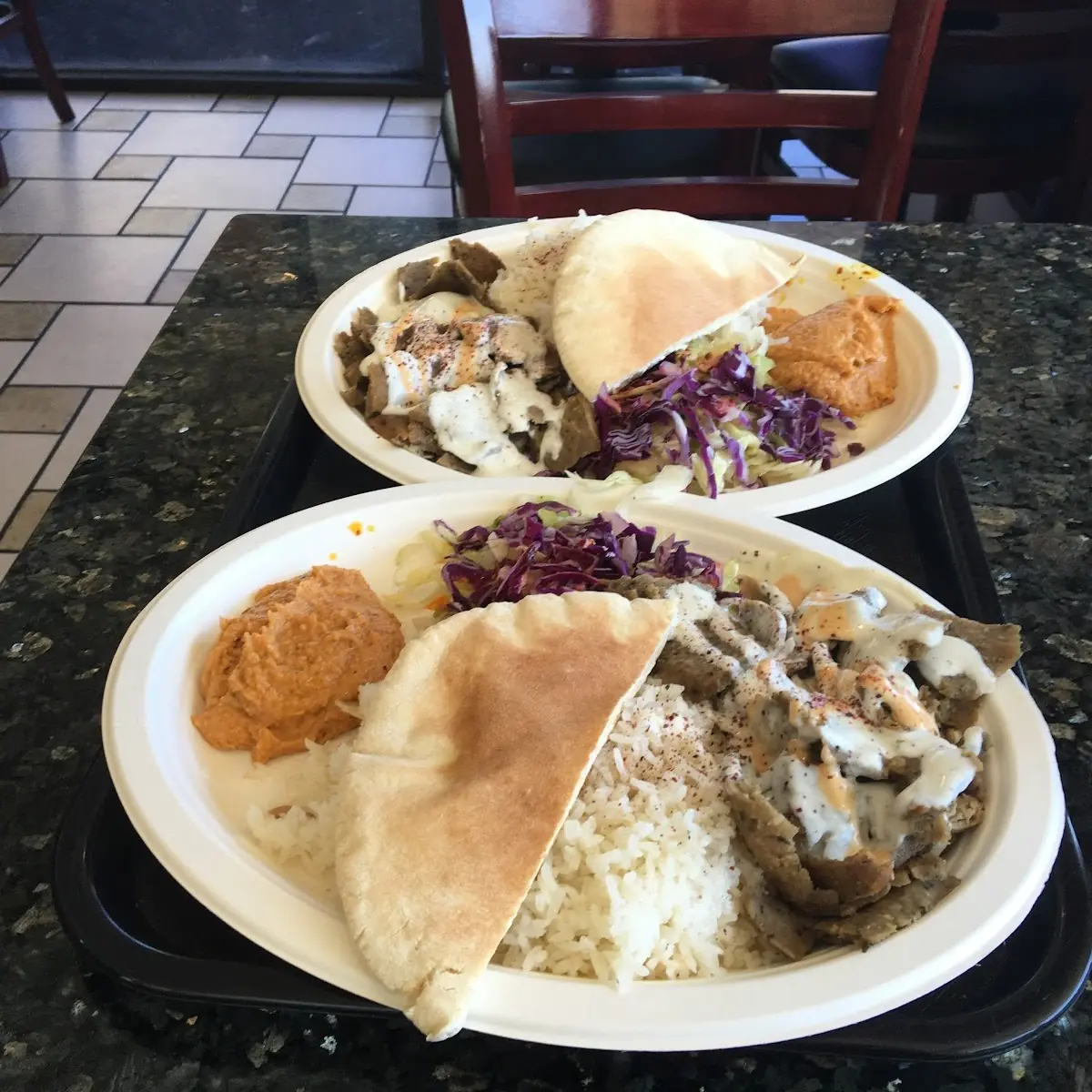 Lamb and Beef Gyro Plate