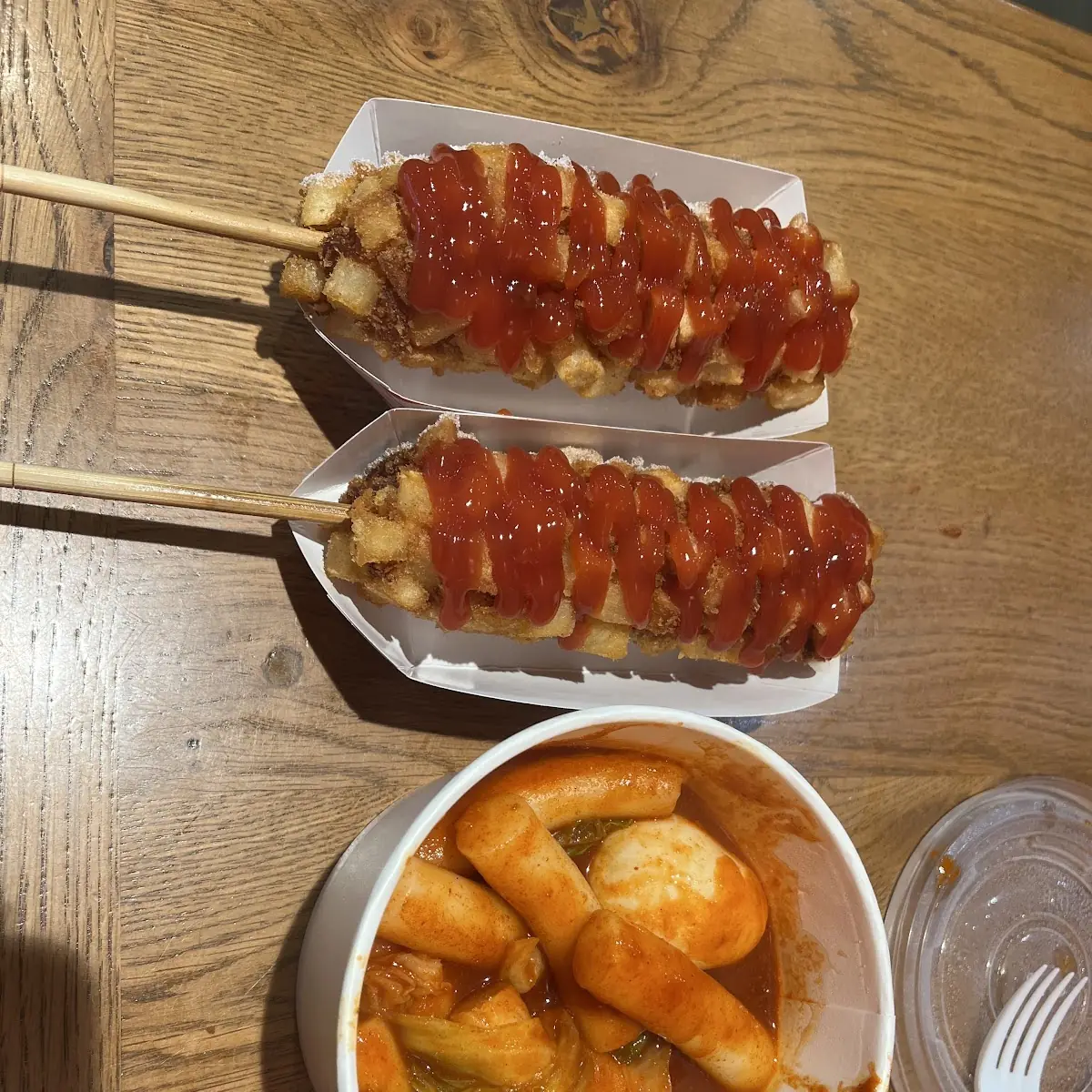 Sausage and Rice Cake so Dduk so Dduk