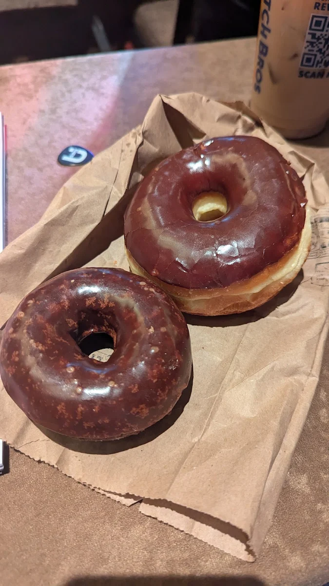 Chocolate Glazed Cake Donut