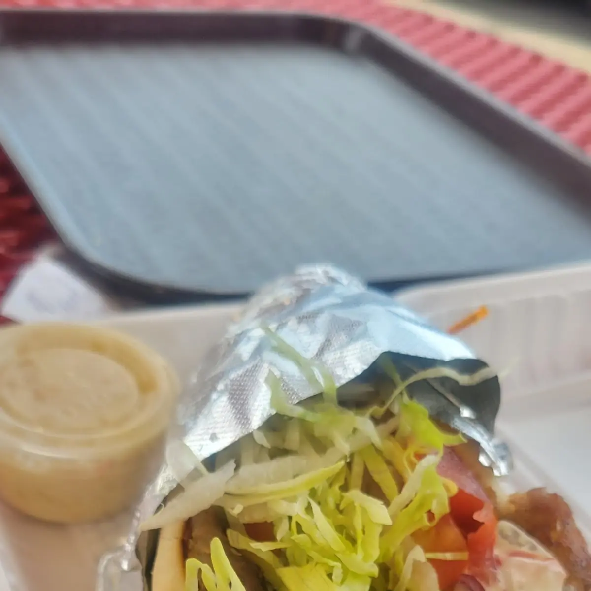 Beef or Chicken Gyro Wrap