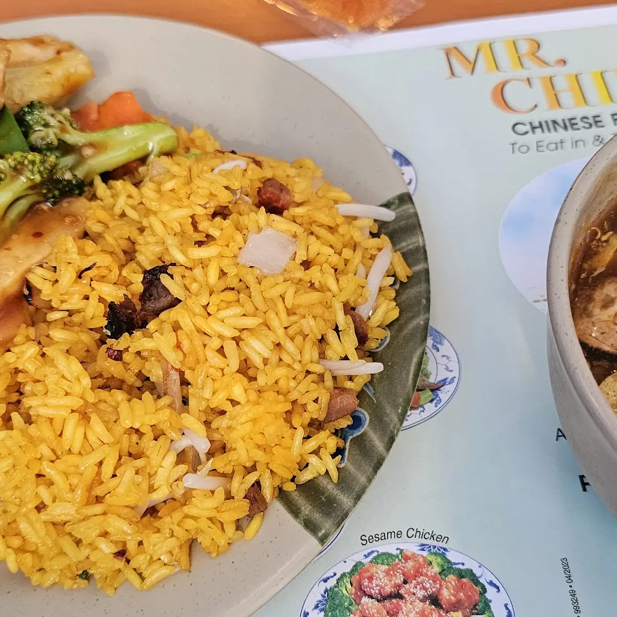 Garlic Chicken with Fried Rice