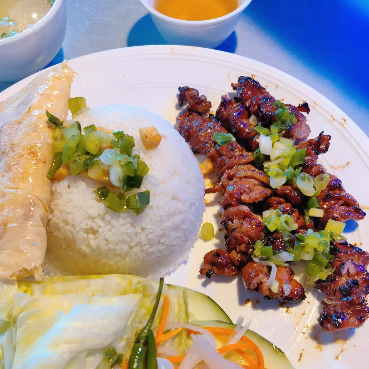BBQ Pork Rice Plate