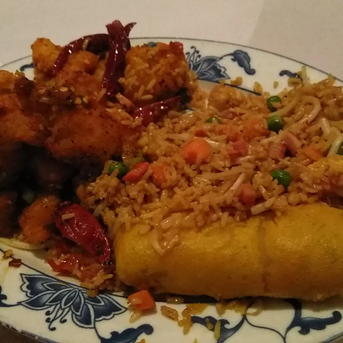 Pepper Chicken with Pork Fried Rice
