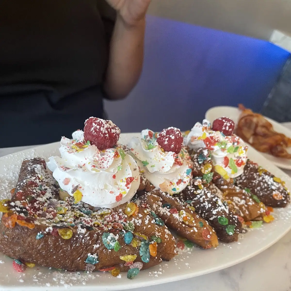 Fruity Pebble French Toast