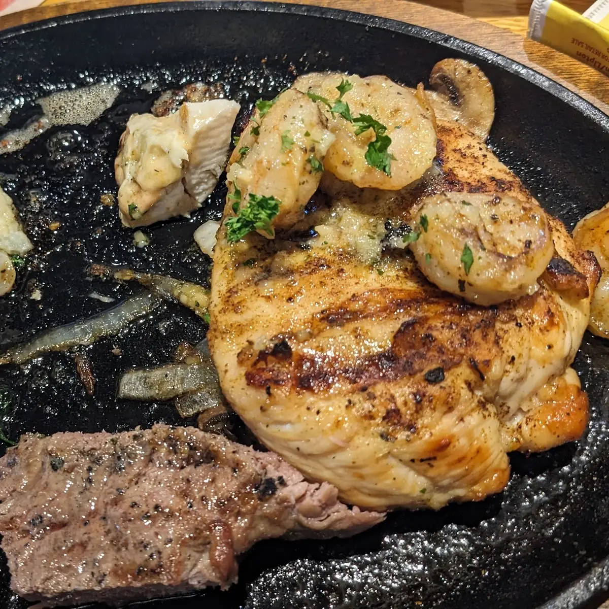 Shrimp 'N Parmesan Sirloin