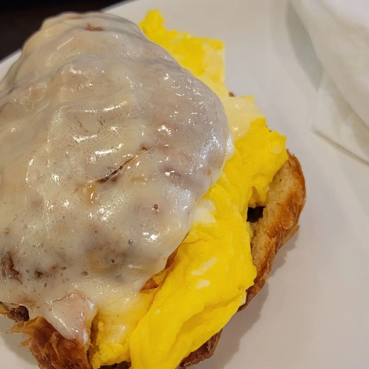 Ham Egg and Cheese Crossiant