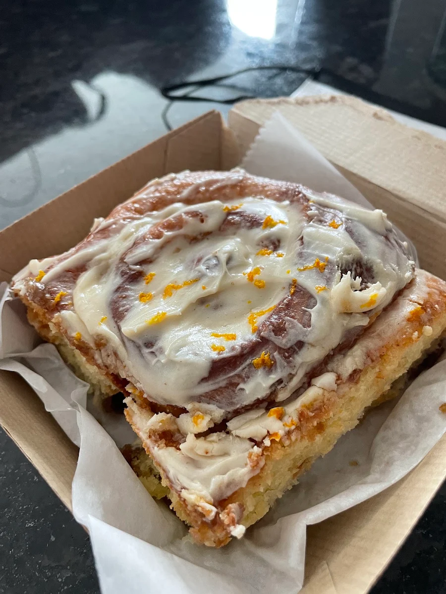 Cinnamon Roll with Orange Zest