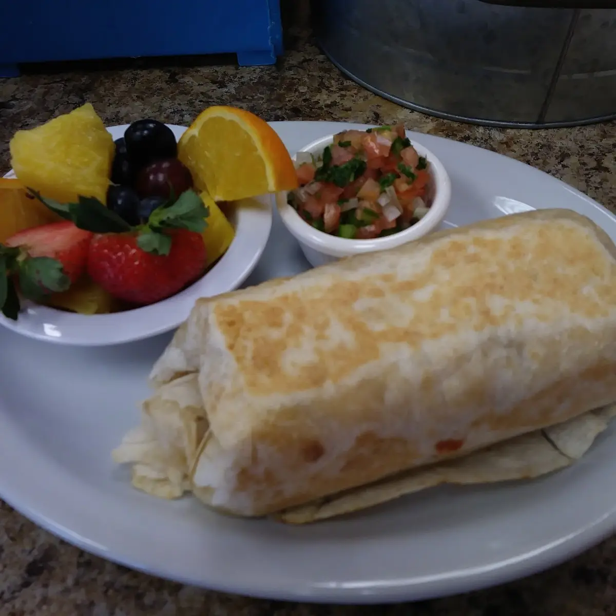 Kids Bean Burrito Plate
