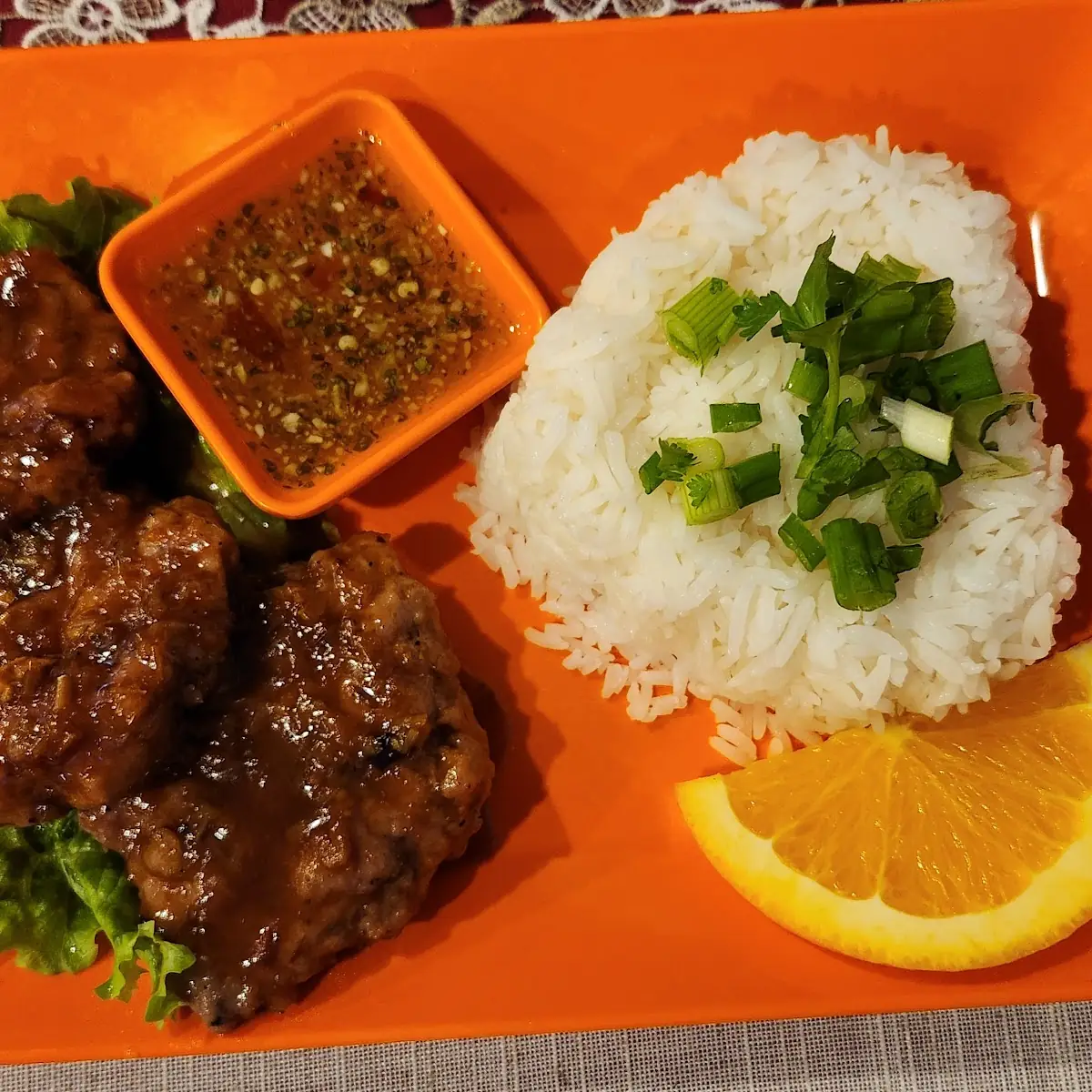 BBQ Pork with Honey, Bangkok Noodle Soup & Grill