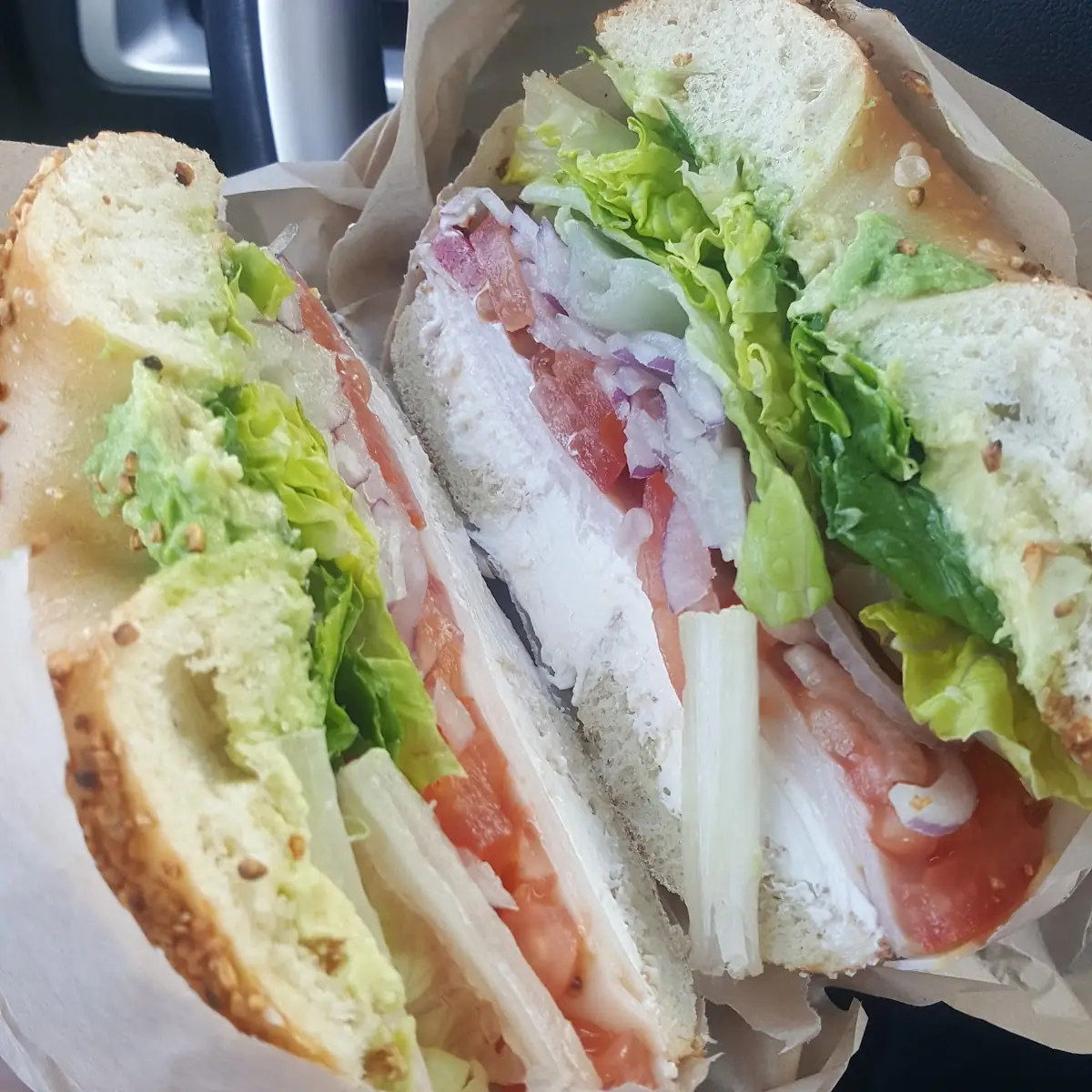 Turkey Bagel Sandwich