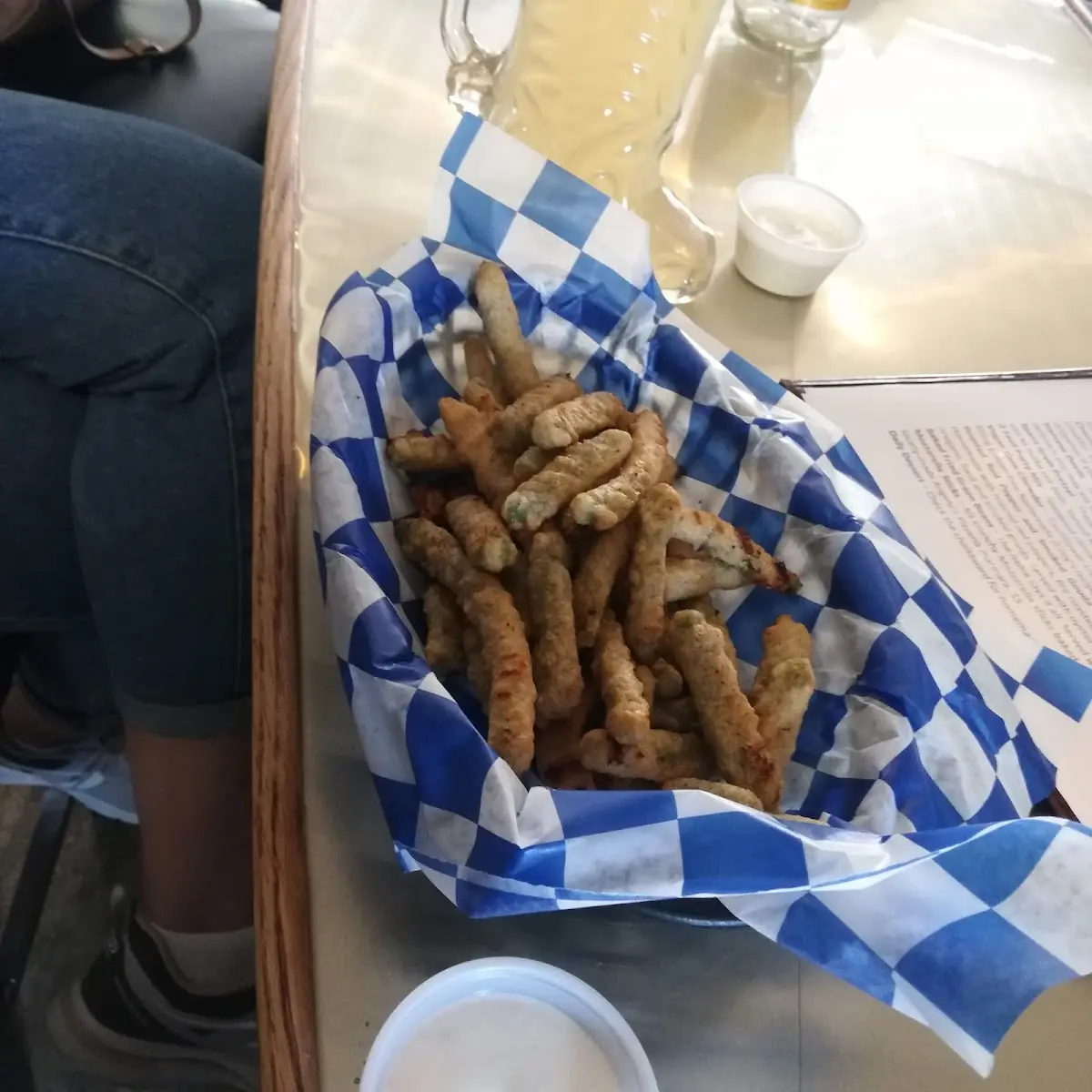 Baked Fried Green Beans