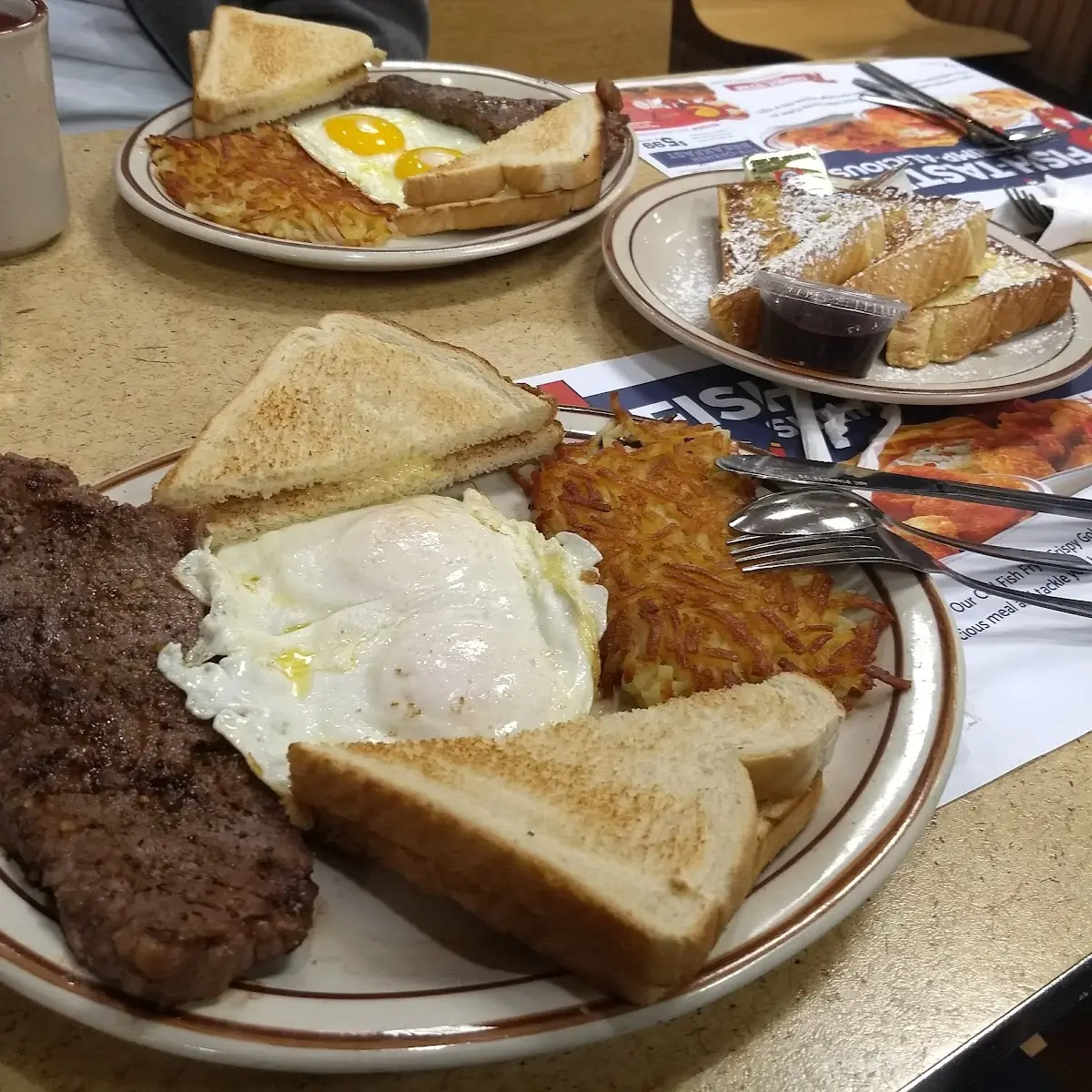Steak Eggs and Hash Browns