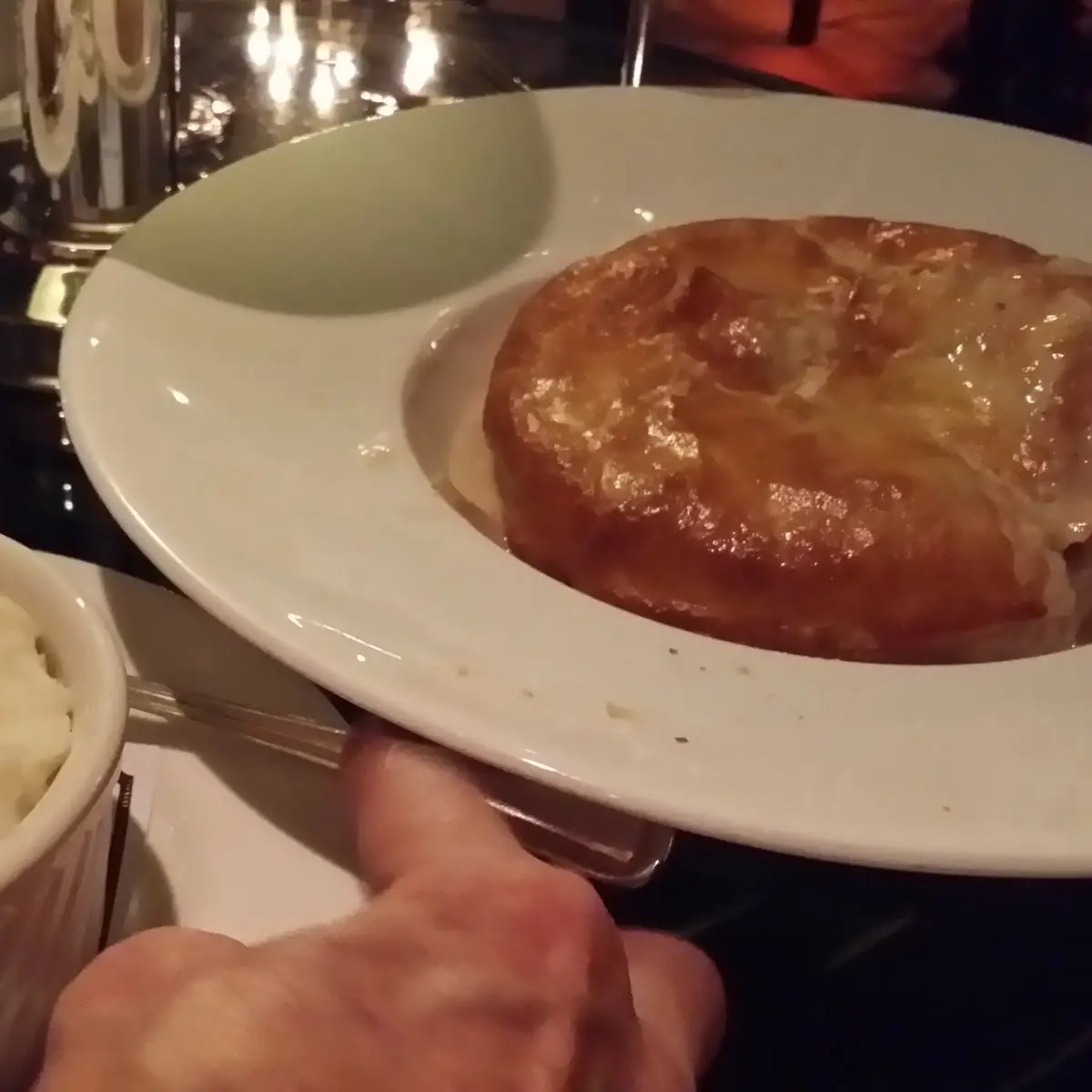 Chicken Pot Pie and Mashed Potatoes