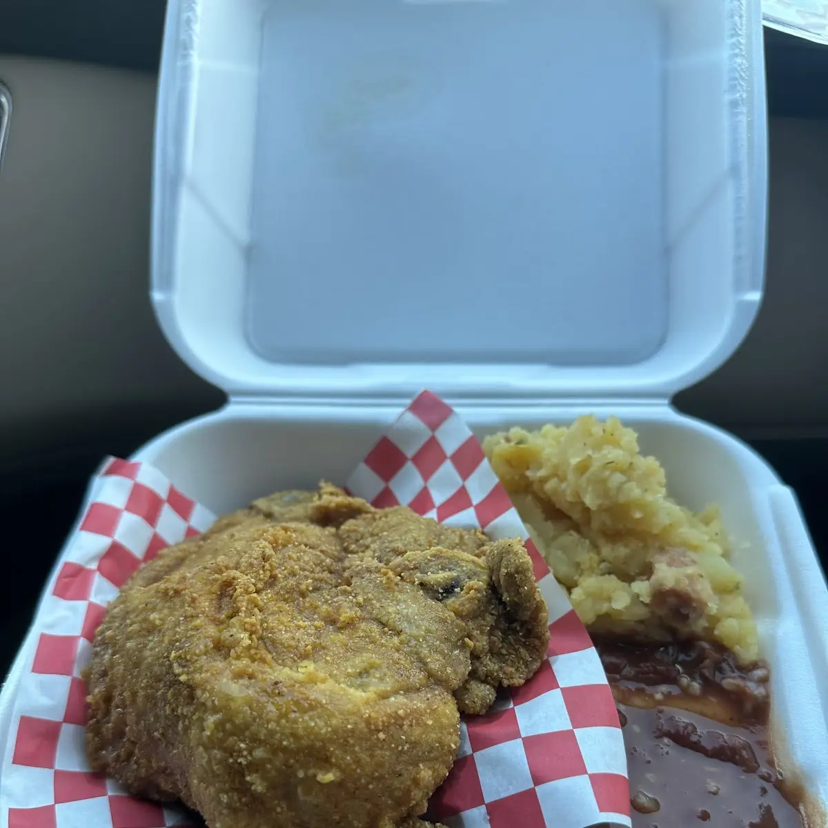 Red Beans and Rice and Pork Chop