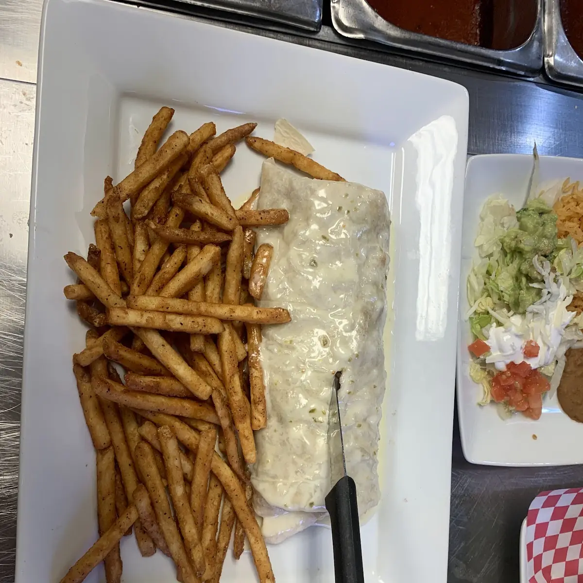 Cheese Quesadilla and Fries