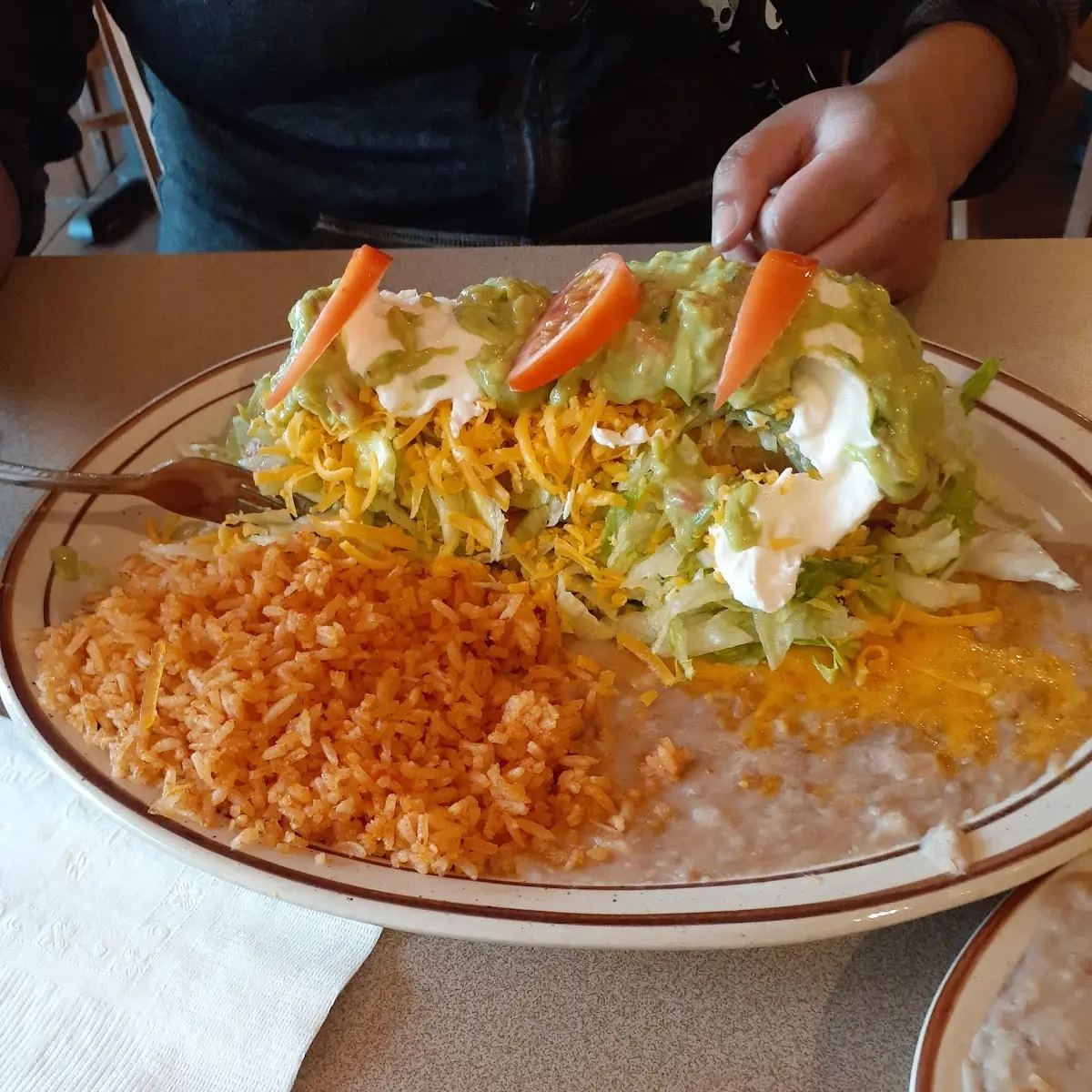 Burrito Mojado Plate
