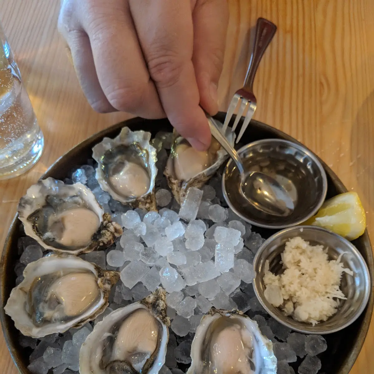 Fresh Oysters on the Half Shell