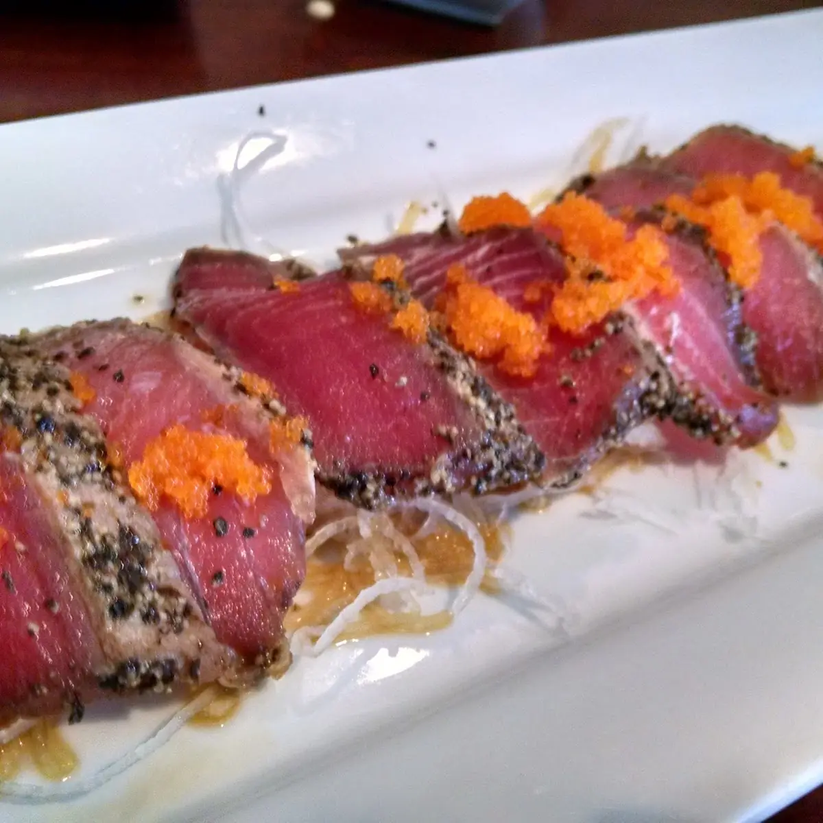 Peppered Tuna Tataki
