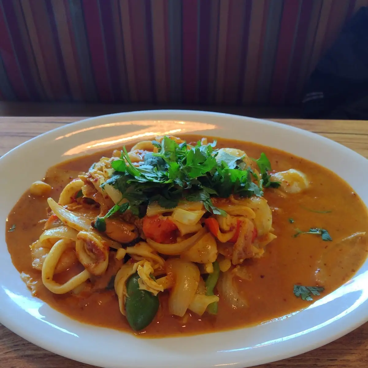 Stir Fried Seafood Curry